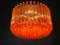 Lampadari Triedi in cristallo color corallo, set di 2, Immagine 7