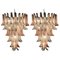 Italian Modern Pink and White Murano Glass Petals Chandelier, 1980s, Image 6