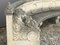 Panca da giardino semicircolare in pietra calcarea finemente intagliata, Italia, Immagine 2