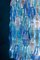 Large Sapphire Colored Murano Glass Chandeliers in the Style of C. Scarpa, Set of 2 6