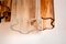 Applique Mid-Century in vetro di Murano ambrato, set di 2, Immagine 8