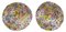 Lampade da soffitto a forma di cesto di fiori multicolori in vetro di Murano, set di 2, Immagine 3