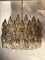 Graue Poliedri Kronleuchter aus Muranoglas im Stil von Carlo Scarpa, 2er Set 4
