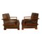 Lounge Chairs and Ottomans by Osvaldo Borsani, Italy, 1930s, Set of 4, Image 2