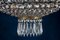 Crystal and Brass Chandelier, Italy, 1940s 7
