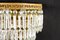 Crystal and Brass Sconces or Wall Lights, Italy, 1940s, Set of 2, Image 11