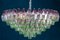 Purple and Green Murano Glass Poliedri Chandelier, 1970s, Image 3