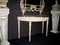 18th Century Italian Louis XVI Ivory Painted Demilune Console Table, Image 9