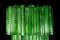 Lustre Tronchi Mid-Century en Verre de Murano Vert, 1960 7