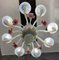 Iridescent Murano Glass Chandelier, Venice, 1960s 5