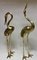 Large Gilt Bronze Sculptures of Herons, 1990s, Set of 2 1