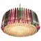 Multicolored Triedi Crystal Prism Chandelier, Image 1