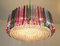 Multicolored Triedi Crystal Prism Chandelier, Image 8