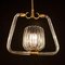 Art Deco Murano Glass Lantern Attributed to Gio Ponti for Venini, 1940s 4