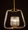 Lanterne Art Déco en Verre de Murano Attribuée à Gio Ponti pour Venini, 1940s 11