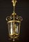 Italian Art Deco Brass Lantern or Pendant, 1940s 7