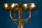 Lámpara de pie de latón de Goffredo Reggiani, Italy, años 70, Imagen 2