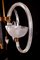 Lámpara de araña Reticello de cristal de Murano de Ercole Barovier, años 40, Imagen 14