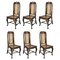 18th Century Dining Chairs, England, 1750s, Set of 6 1