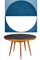 Mesa de centro o de comedor Mid-Century con tablero azul al estilo de Gio Ponti, Imagen 3