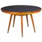 Mid-Century Blue Top Dining or Center Table in the Style of Gio Ponti, Image 1