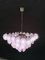 Murano Glass Disc Chandelier in the Style of Vistosi, 1970s 2