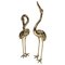 Large Gilt Bronze Sculptures of Herons, Set of 2, Image 1