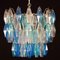 Lámpara de araña Poliedri de cristal de Murano y zafiro al estilo de C. Scarpa, Imagen 18