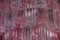 Large Italian Pink & Clear Murano Glass Tronchi Chandelier 12