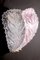 Modern Italian Pink and Clear Murano Glass Leaf Wall Light, 1970s, Image 12