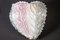 Modern Italian Pink and Clear Murano Glass Leaf Wall Light, 1970s 6