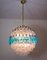 Spherical Poliedri Pendant Lamp in Murano Glass 4