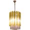 Tronchi and Gold Triedi Chandelier or Lantern from Venini, Murano, 1960s 1