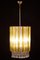 Tronchi and Gold Triedi Chandelier or Lantern from Venini, Murano, 1960s 2