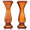 Large 19th Century French Inlaid Pedestals, Set of 2 1