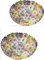 Lampada da soffitto a forma di cesto di fiori multicolore in vetro di Murano, Immagine 7