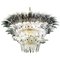 Murano Glass Palmette Chandelier, 1970s, Image 1