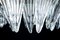 Lámpara de araña Palmette de cristal de Murano, años 70, Imagen 10