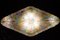 Large Venetian Multi-Colored Glass Flower Ceiling Light Attributed to Barovier & Toso, 1960s 9