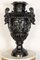 Renaissance Revival Black Painted Bronze Vases 4