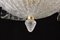 Lámpara de techo o plafón italiana con hojas de cristal de Murano, Imagen 4