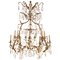 French Gilt Bronze and Cut Glass 14-Light Chandelier, 19th Century, Image 1