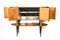 Italienisches Mid-Century Esszimmer Set mit Tisch & Barschrank, 1940er, 2er Set 11