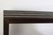 Italian Modernist Dark Wood and Steel Console Table, Image 7