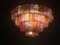 Mid-Century Multicolored Murano Glass Tronchi Chandelier 13