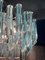 Lámparas de araña modernas de cristal de Murano con prismas de varios niveles, años 70. Juego de 2, Imagen 8