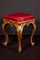 Italian 18th-Century Giltwood Stool, 1750 2