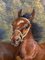 Dipinto grande con cavalli da corsa e fantini, anni '20, Immagine 8
