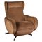 Mid-Century Italian Reclinable Lounge Chair, 1950, Image 1