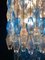 Monumental Murano Glass Sapphire Colored Poliedri Chandelier, Image 17